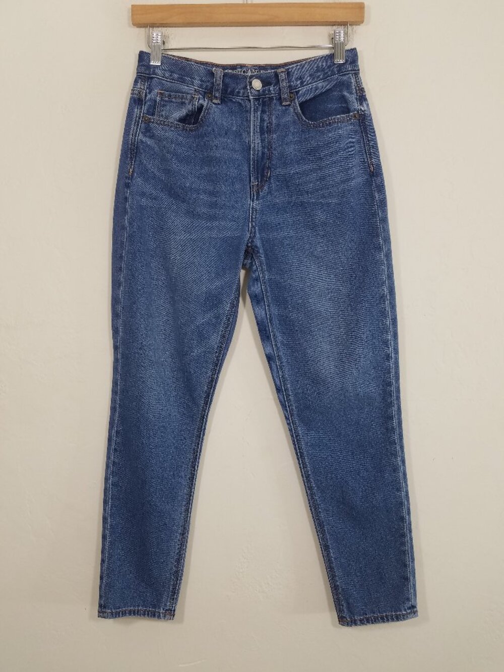 American Eagle Mom Jeans Blue Size 2 SHORT